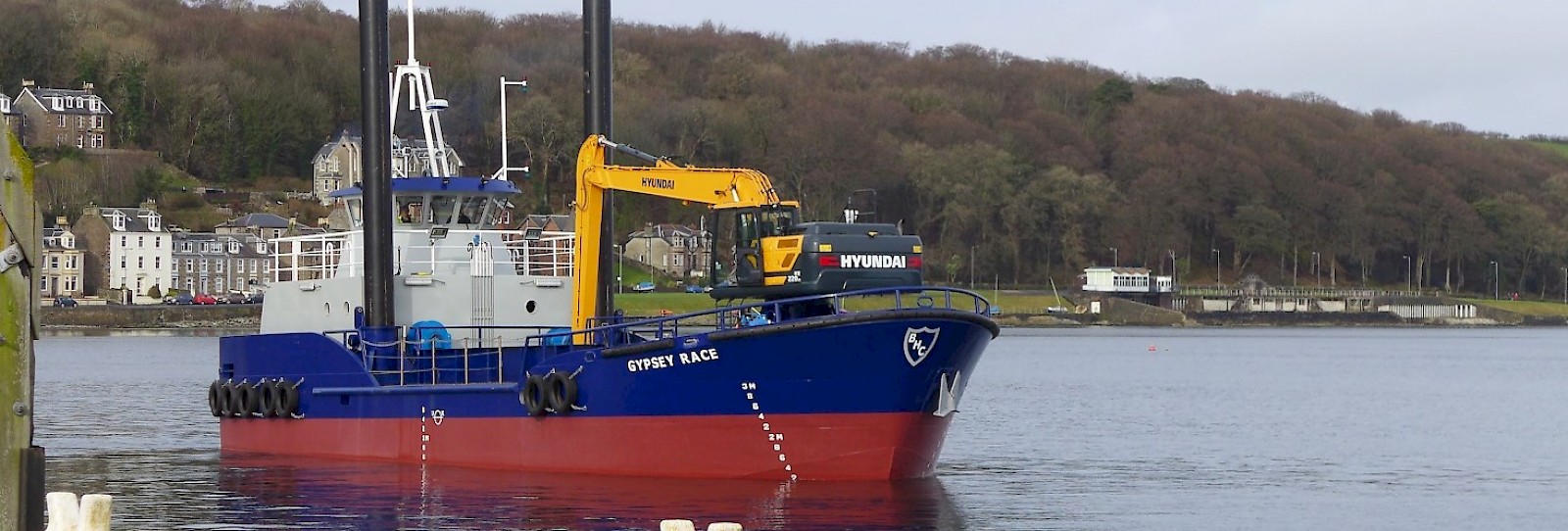 A smart looking dredger with capability above her scale